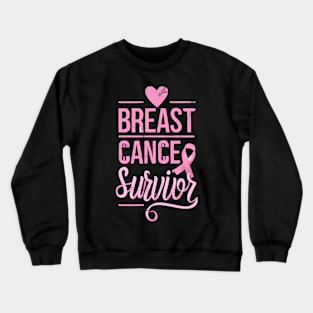 breast cancer survivor Crewneck Sweatshirt